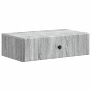 Wandmontage zijtafel grijs sonoma 59x34,5x17 cm
