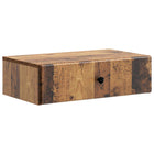 Wandtafel 59x34,5x17 cm oud hout