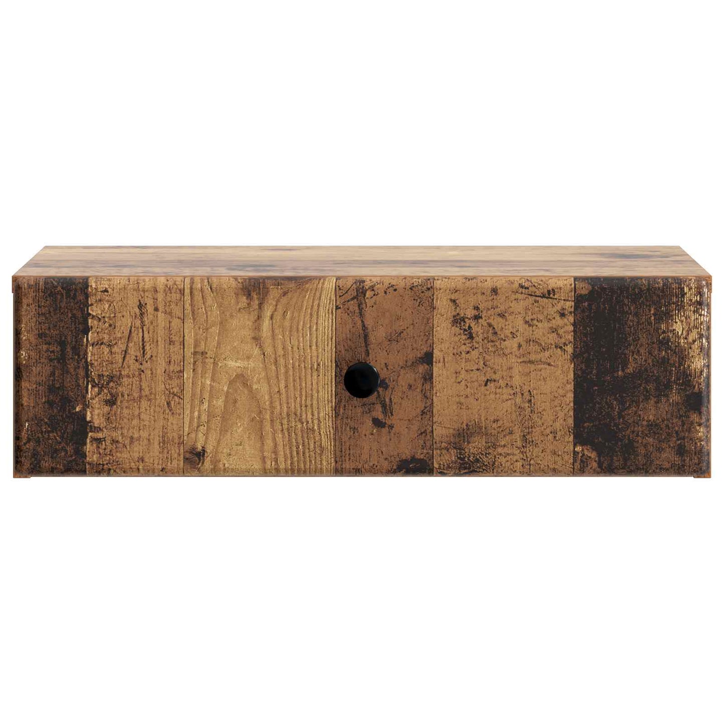 Wandmontage Zijtafel Oud hout 59 x 34,5 x 17 cm Bewerkt hout