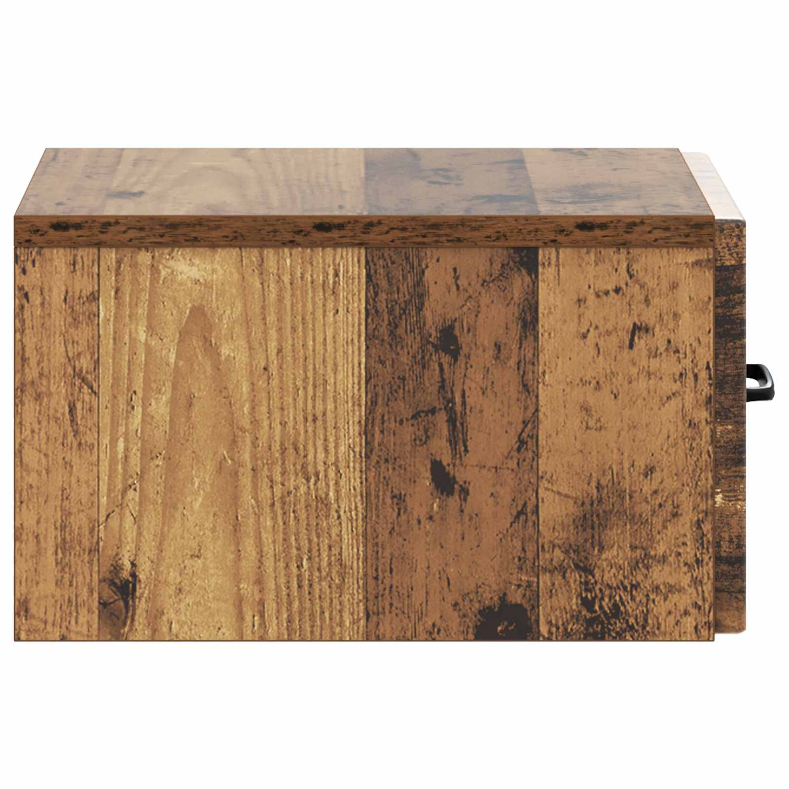 Wandmontage Zijtafel Oud hout 59 x 34,5 x 17 cm Bewerkt hout