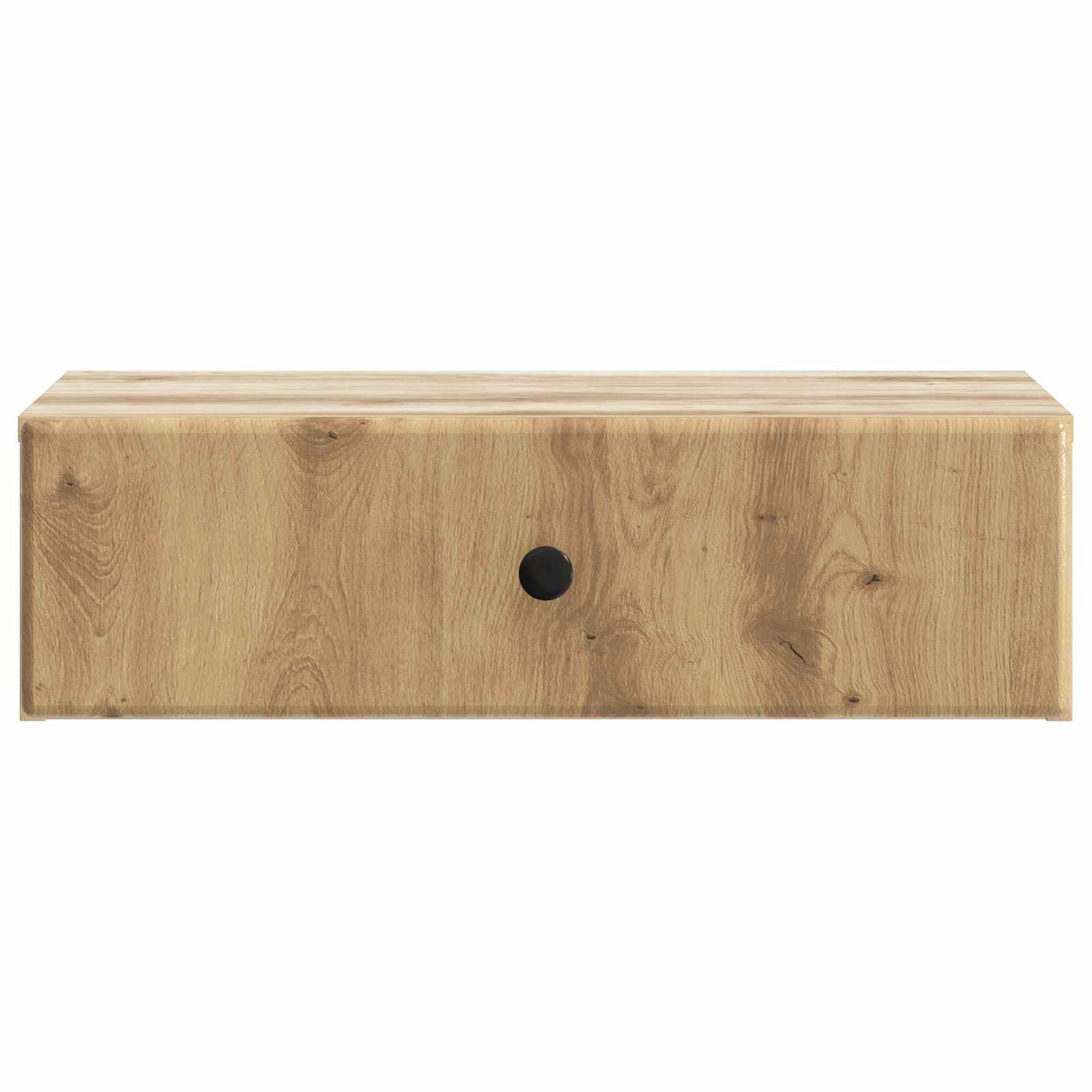 Wandmontage Zijtafel Artisanaal eiken 59 x 34,5 x 17 cm