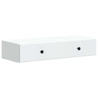 Wandmontage Zijtafel wit 87,5x34,5x17 cm