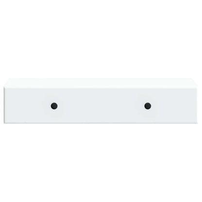 Wandmontage Zijtafel Wit 87,5 x 34,5 x 17 cm Bewerkt hout