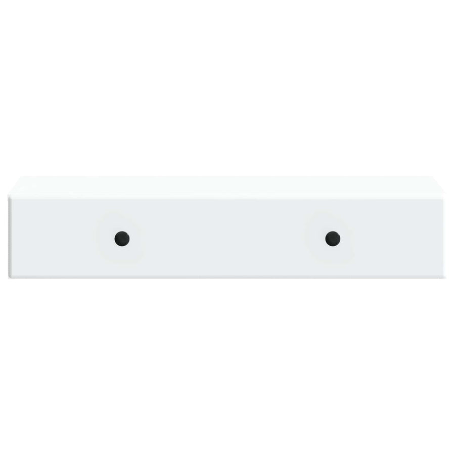 Wandmontage Zijtafel Wit 87,5 x 34,5 x 17 cm Bewerkt hout