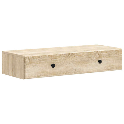 Wandmontage Zijtafel Sonoma Eiken 87,5 x 34,5 x 17 cm