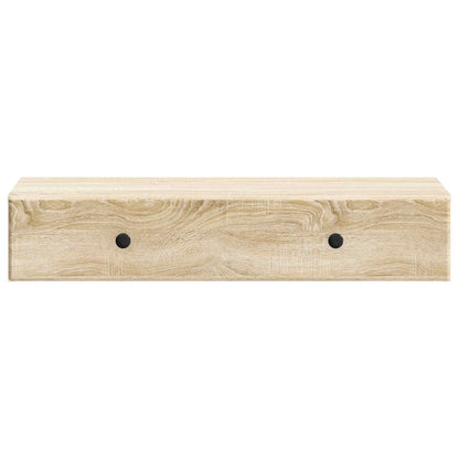 Wandmontage Zijtafel Sonoma Eiken 87,5 x 34,5 x 17 cm