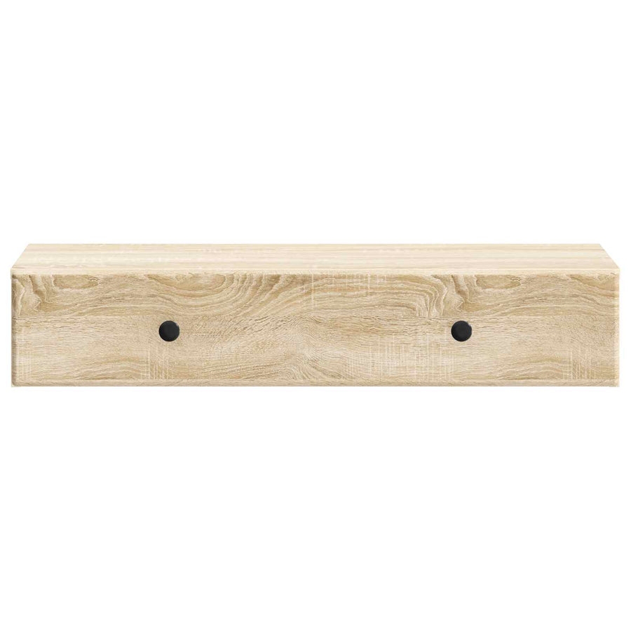 Wandmontage Zijtafel Sonoma Eiken 87,5 x 34,5 x 17 cm