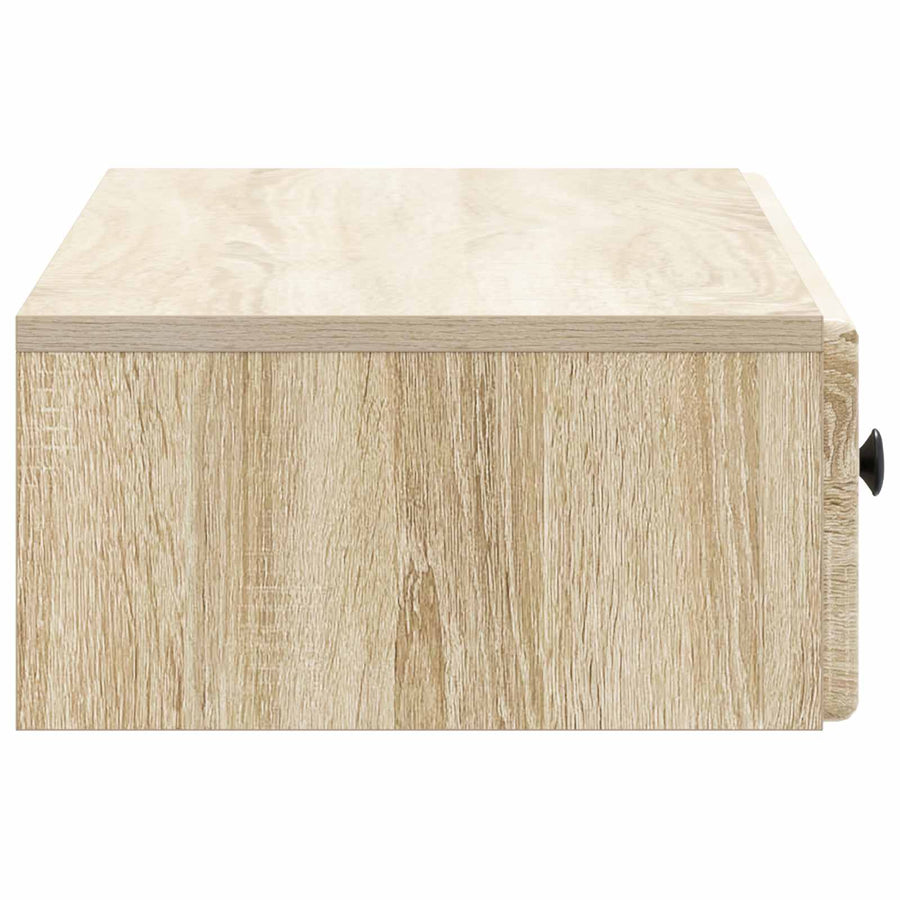 Wandmontage Zijtafel Sonoma Eiken 87,5 x 34,5 x 17 cm