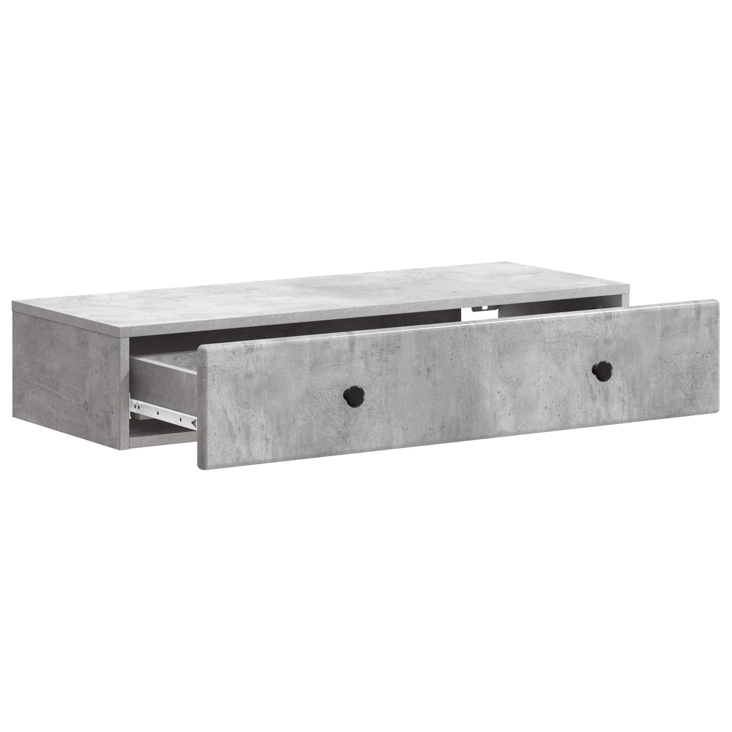 Wandmontage Zijtafel Betongrijs 87,5 x 34,5 x 17 cm