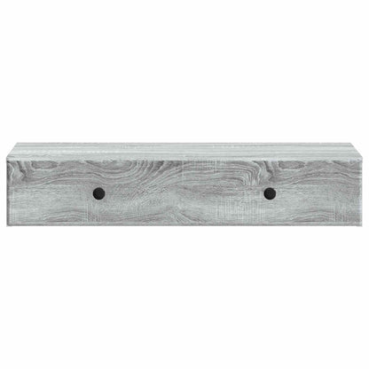Wandmontage Zijtafel Grijs sonoma 87,5 x 34,5 x 17 cm