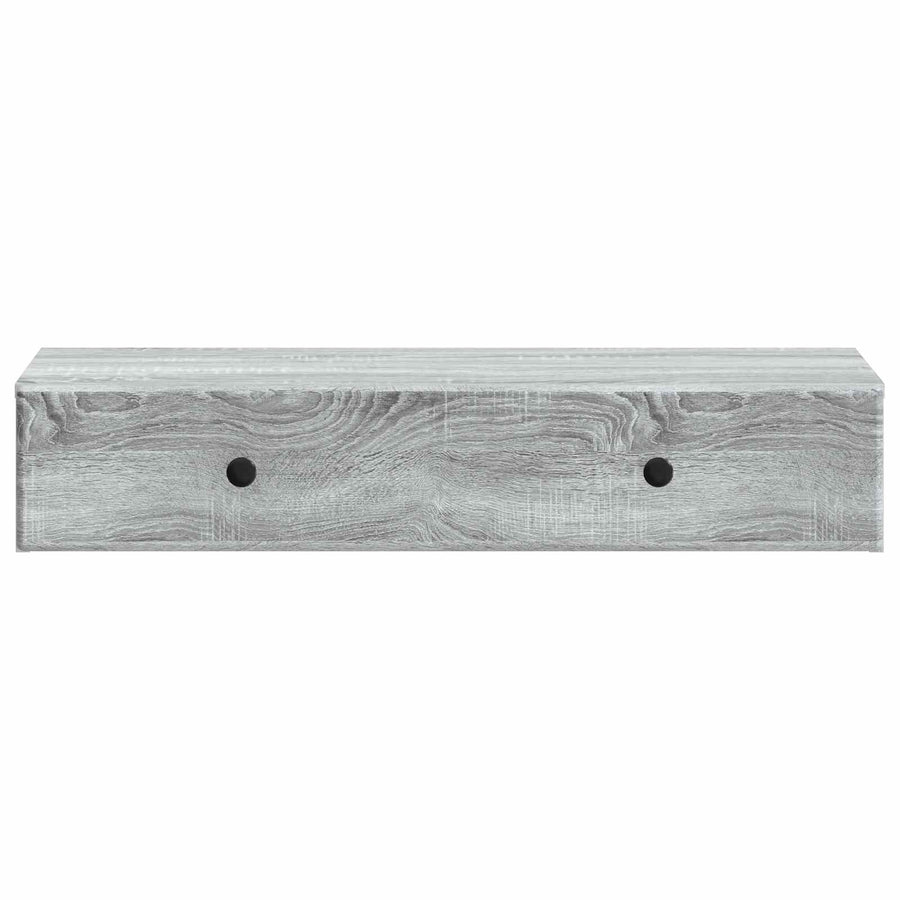 Wandmontage Zijtafel Grijs sonoma 87,5 x 34,5 x 17 cm