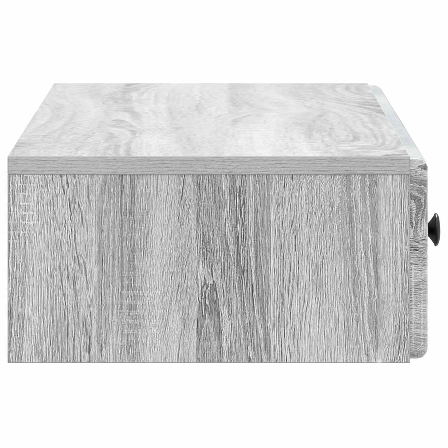 Wandmontage Zijtafel Grijs sonoma 87,5 x 34,5 x 17 cm