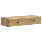 Wandmontage bijzettafel Artisanaal eiken 87,5x34,5x17 cm