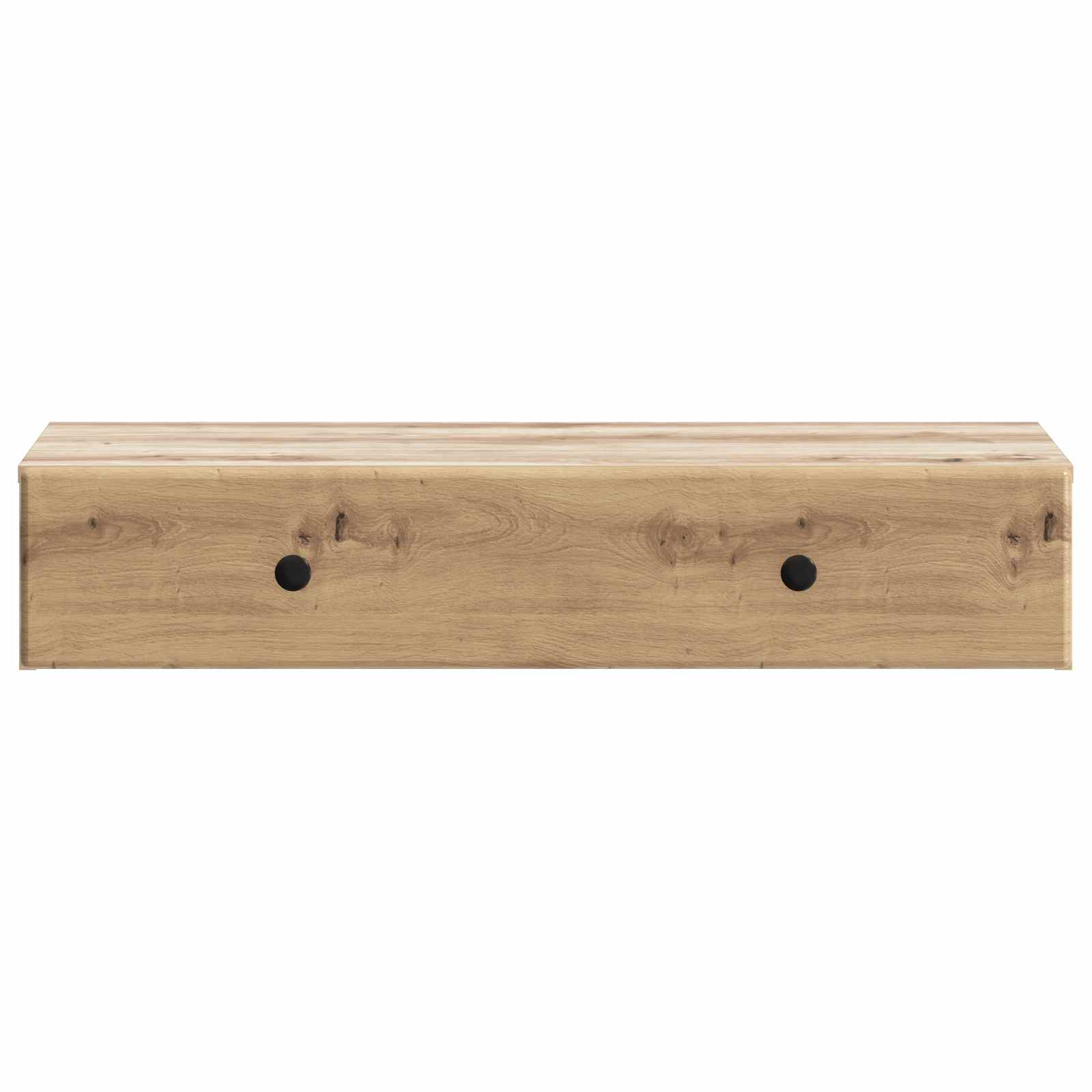 Wandmontage Zijtafel Artisanaal eiken 87,5 x 34,5 x 17 cm