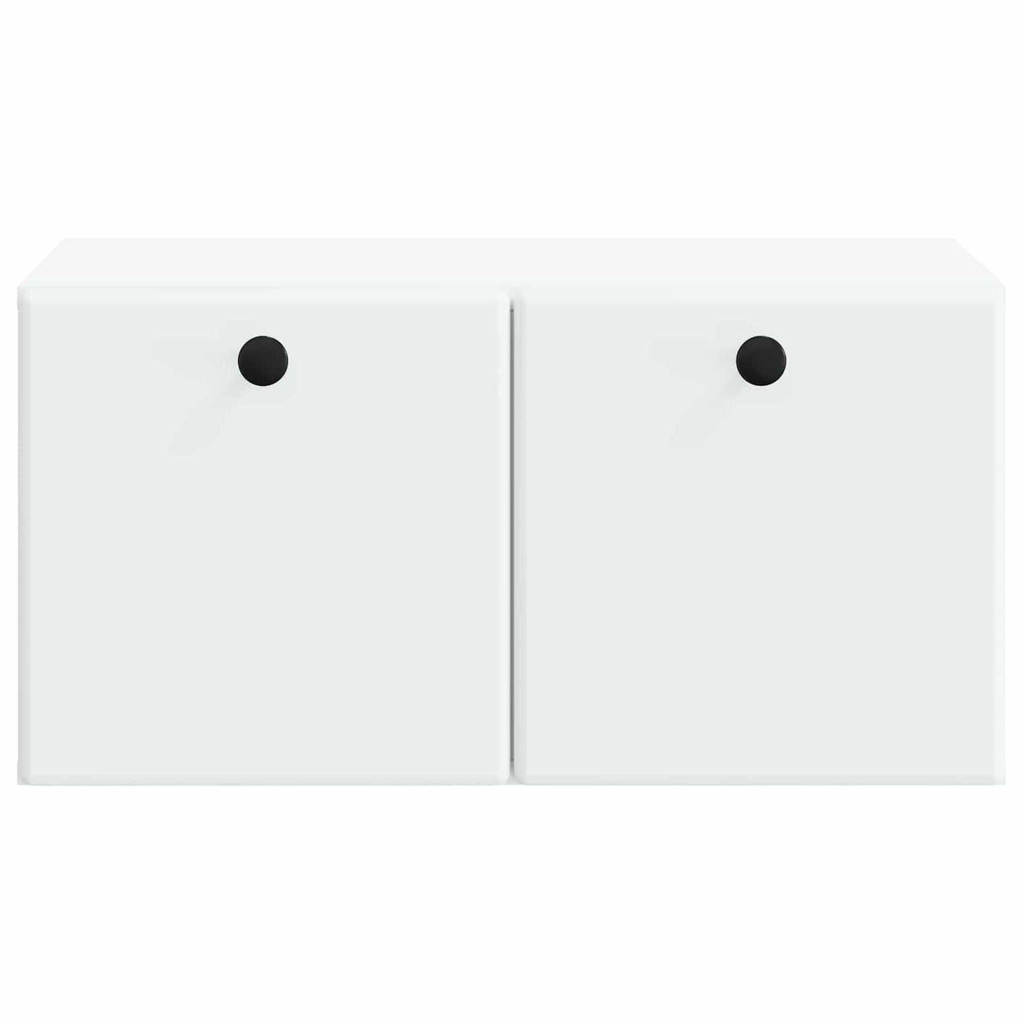 Wandbeugel TV-kast 59,5 x 41 x 30 cm Wit Bewerkt hout