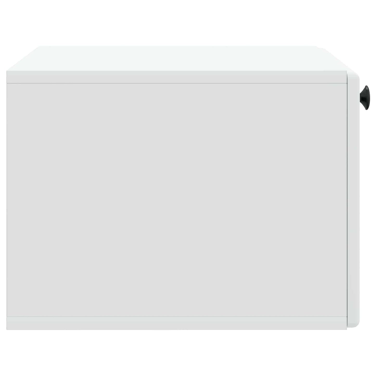 Wandbeugel TV-kast 59,5 x 41 x 30 cm Wit Bewerkt hout