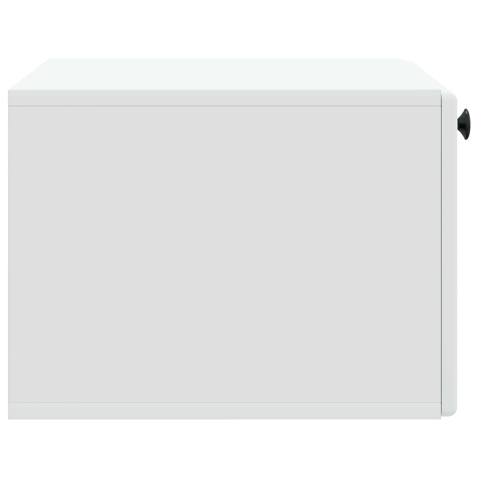 Wandbeugel TV-kast 59,5 x 41 x 30 cm Wit Bewerkt hout