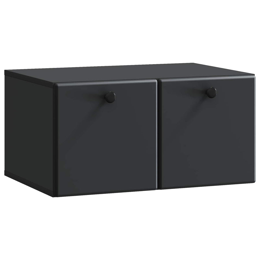 Wandbeugel TV-kast Zwart 59,5 x 41 x 30 cm Bewerkt hout