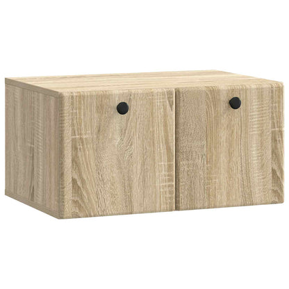 Wandbeugel TV-kast Sonoma Eiken 59,5 x 41 x 30 cm Bewerkt hout