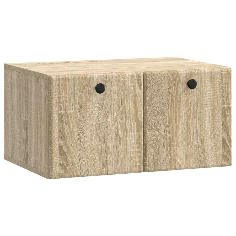 Wandbeugel TV-kast Sonoma Eiken 59,5 x 41 x 30 cm Bewerkt hout