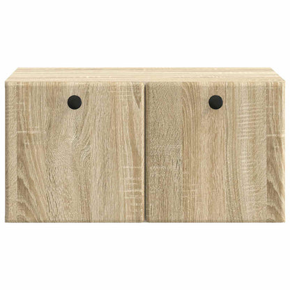 Wandbeugel TV-kast Sonoma Eiken 59,5 x 41 x 30 cm Bewerkt hout