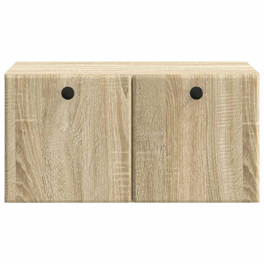 Wandbeugel TV-kast Sonoma Eiken 59,5 x 41 x 30 cm Bewerkt hout