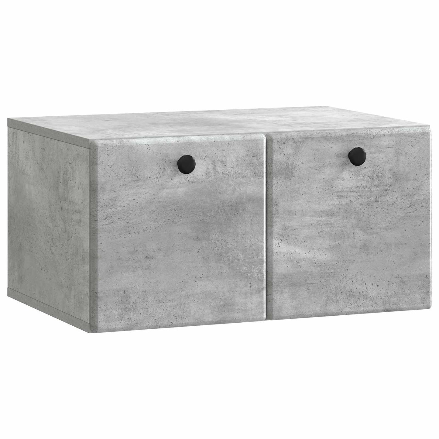 Wandbeugel TV-kast Betongrijs 59,5 x 41 x 30 cm Bewerkt hout