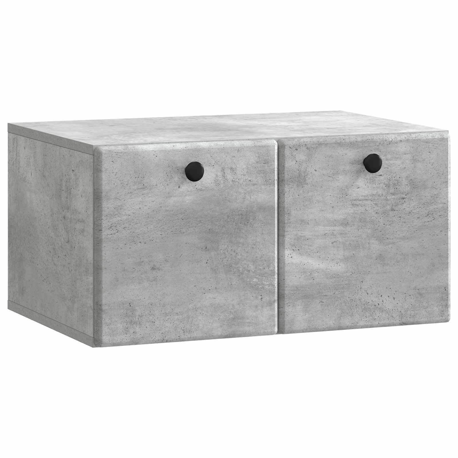 Wandbeugel TV-kast Betongrijs 59,5 x 41 x 30 cm Bewerkt hout
