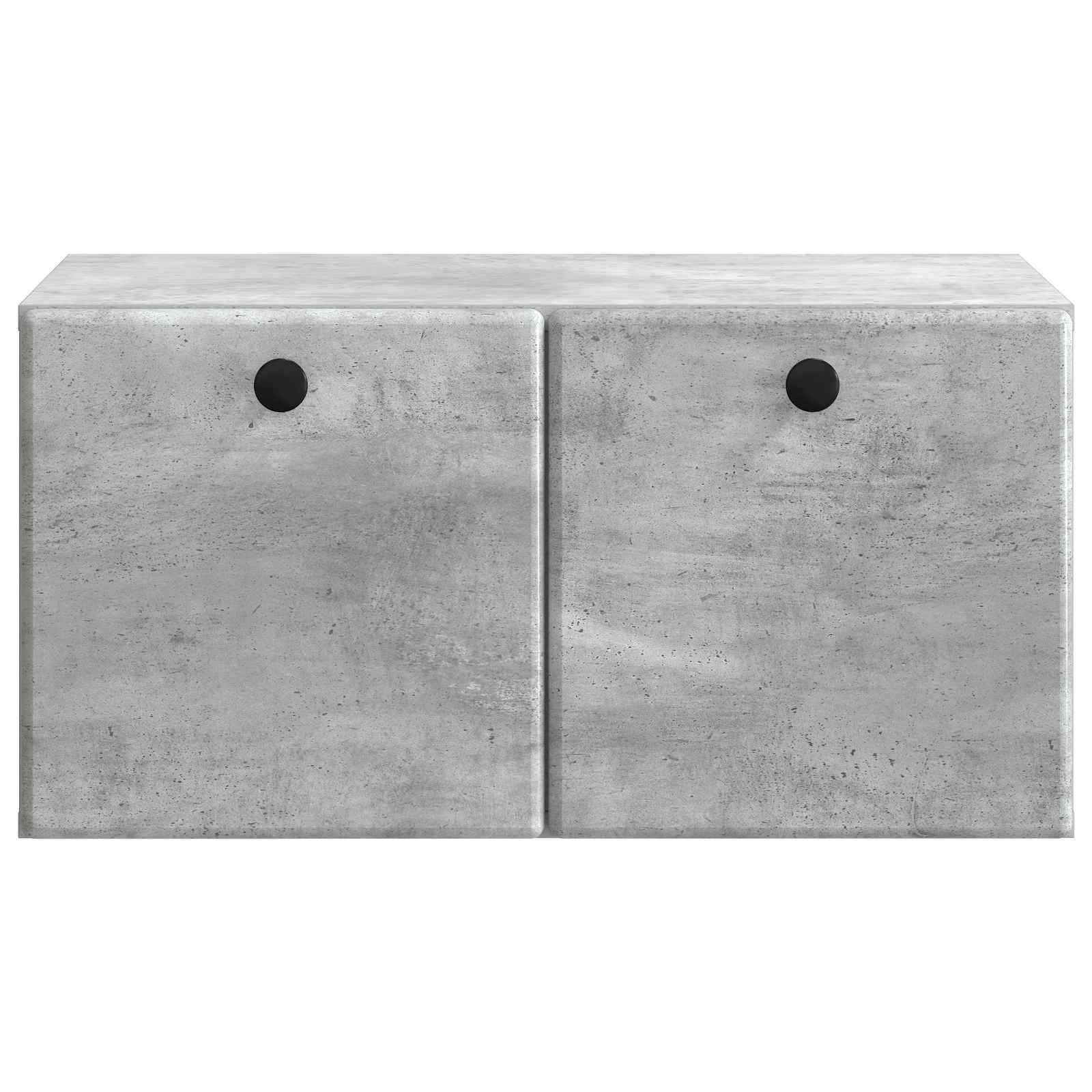 Wandbeugel TV-kast Betongrijs 59,5 x 41 x 30 cm Bewerkt hout