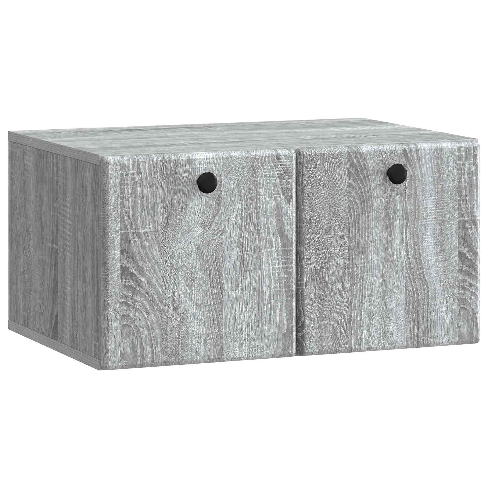 Wandbeugel TV-kast Grijs sonoma 59,5 x 41 x 30 cm Bewerkt hout