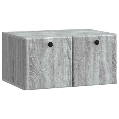 Wandbeugel TV-kast Grijs sonoma 59,5 x 41 x 30 cm Bewerkt hout