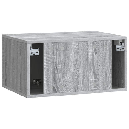 Wandbeugel TV-kast Grijs sonoma 59,5 x 41 x 30 cm Bewerkt hout