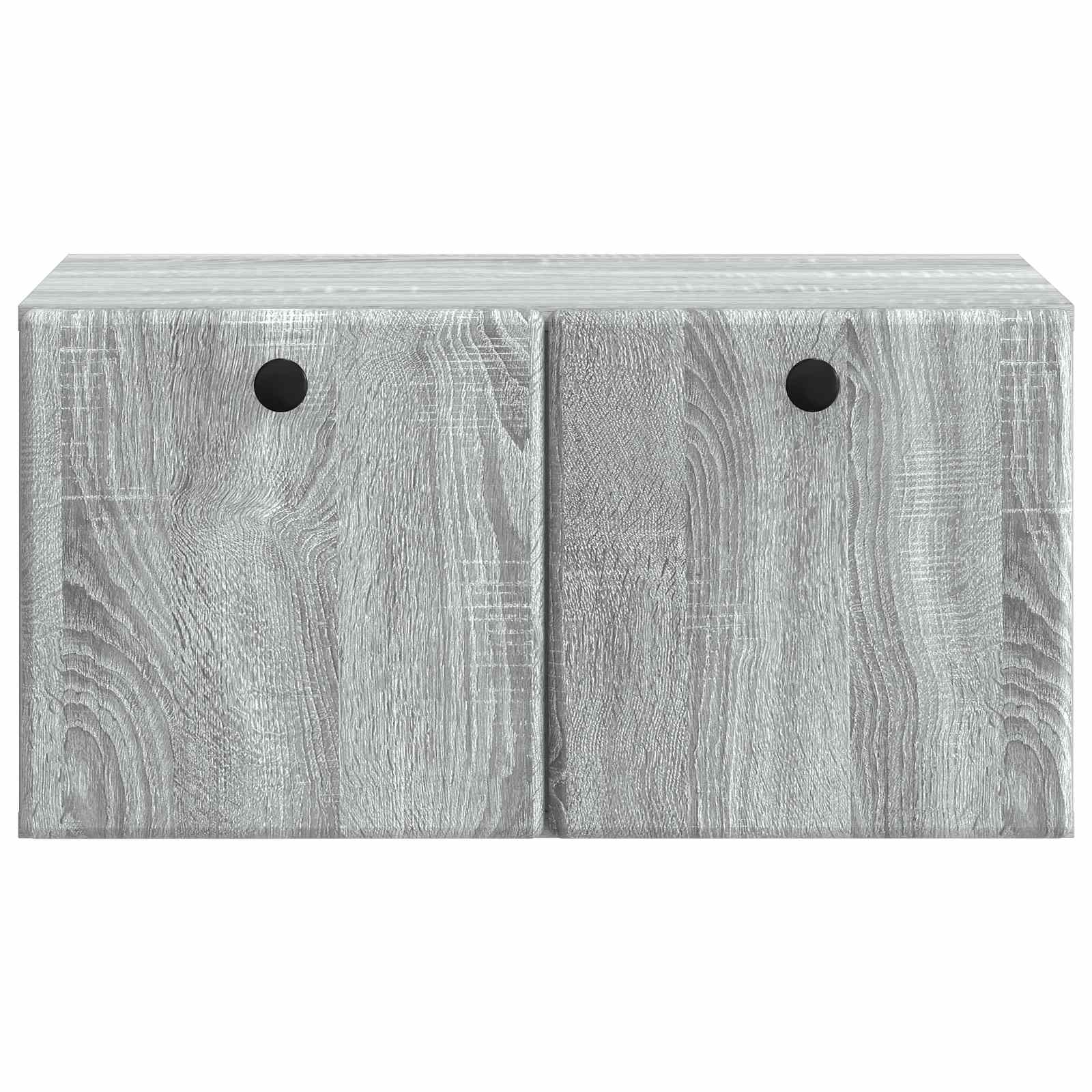 Wandbeugel TV-kast Grijs sonoma 59,5 x 41 x 30 cm Bewerkt hout