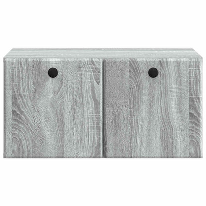 Wandbeugel TV-kast Grijs sonoma 59,5 x 41 x 30 cm Bewerkt hout
