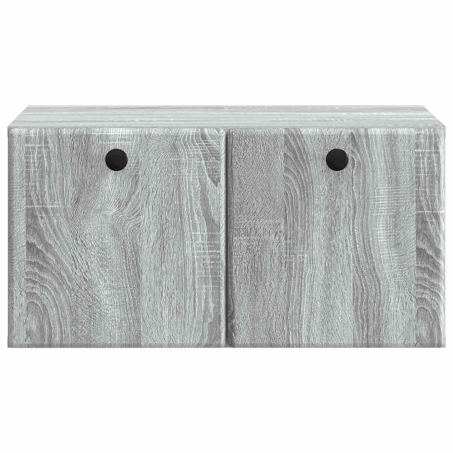 Wandbeugel TV-kast Grijs sonoma 59,5 x 41 x 30 cm Bewerkt hout