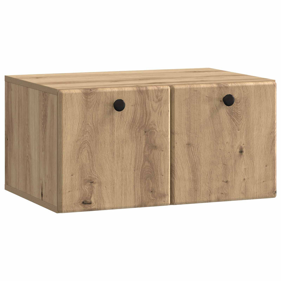 Wandbeugel TV-kast Artisanaal eiken 59,5 x 41 x 30 cm