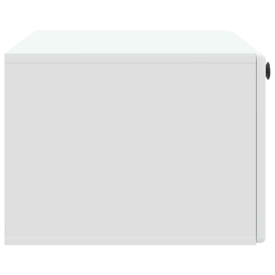 Wandbeugel TV-kast 78,5 x 41 x 30 cm Wit Bewerkt hout