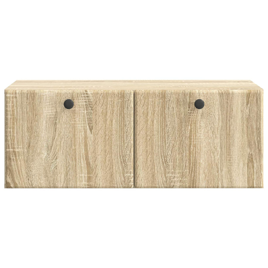 Wandbeugel TV-kast Sonoma Eiken 78,5 x 41 x 30 cm Bewerkt hout