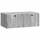 Wandkast tv-meubel 78,5x41x30 cm grijs sonoma bewerkt hout