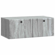 Wandkast tv-meubel 78,5x41x30 cm grijs sonoma bewerkt hout