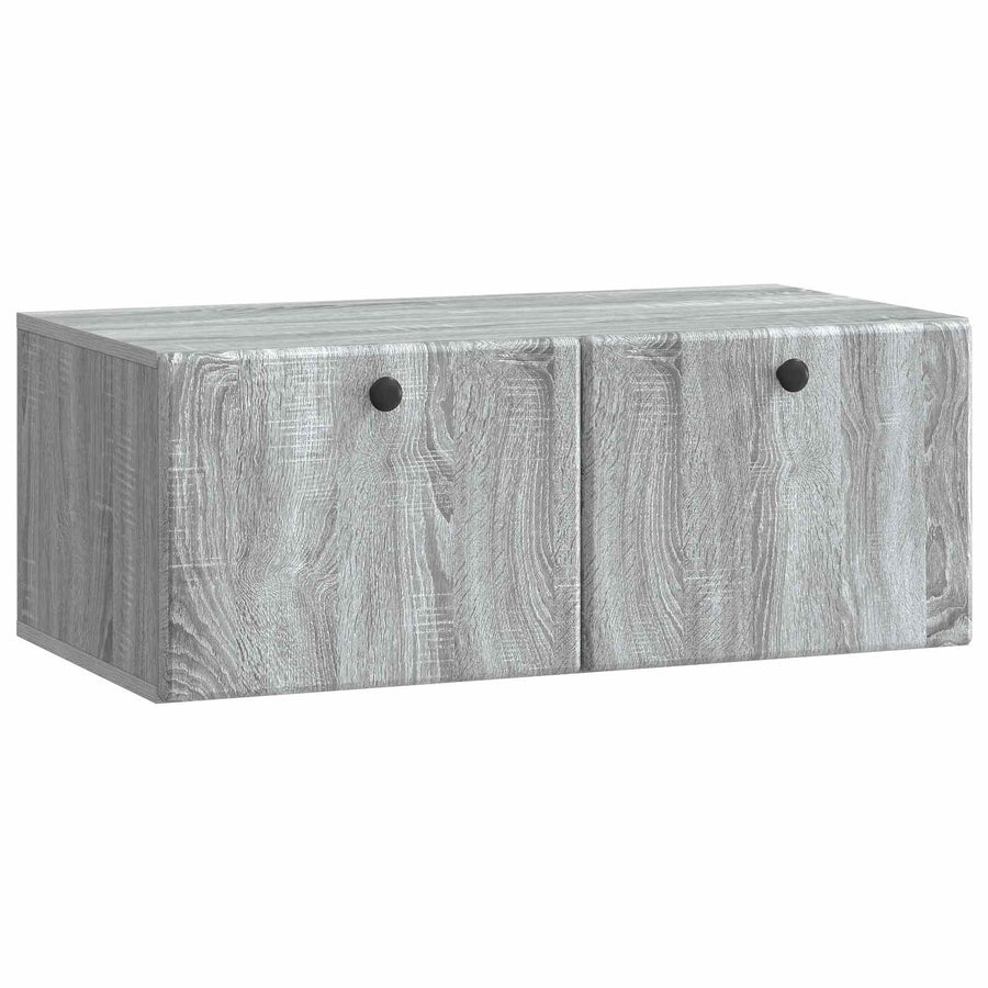 Wandbeugel TV-kast Grijs sonoma 78,5 x 41 x 30 cm Bewerkt hout