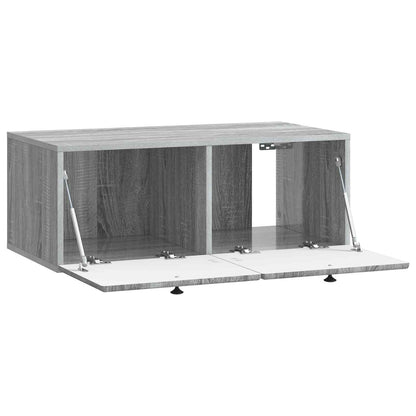 Wandbeugel TV-kast Grijs sonoma 78,5 x 41 x 30 cm Bewerkt hout