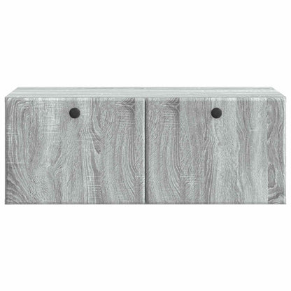 Wandbeugel TV-kast Grijs sonoma 78,5 x 41 x 30 cm Bewerkt hout