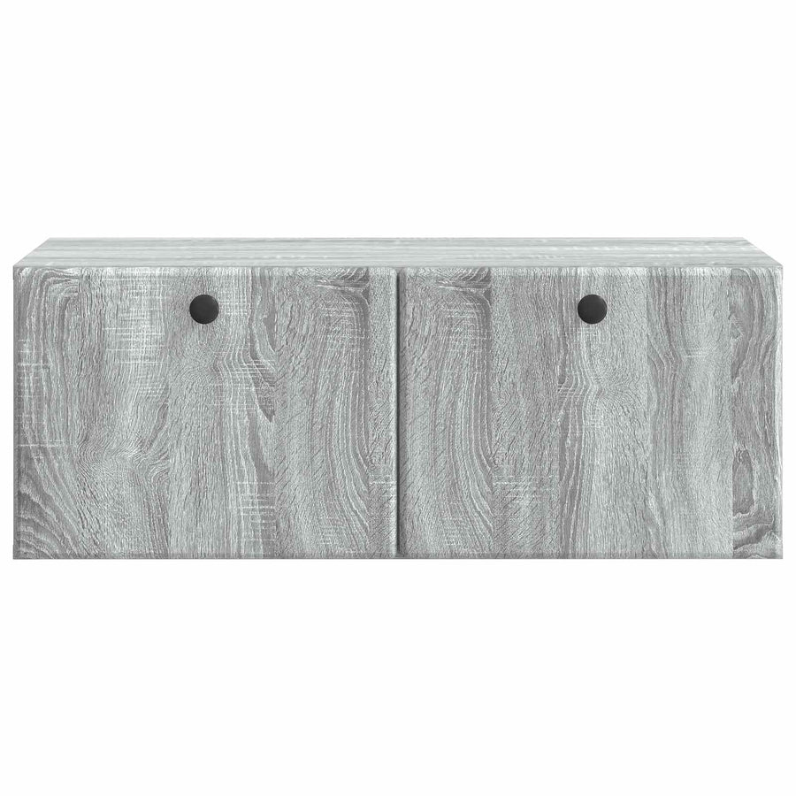 Wandbeugel TV-kast Grijs sonoma 78,5 x 41 x 30 cm Bewerkt hout