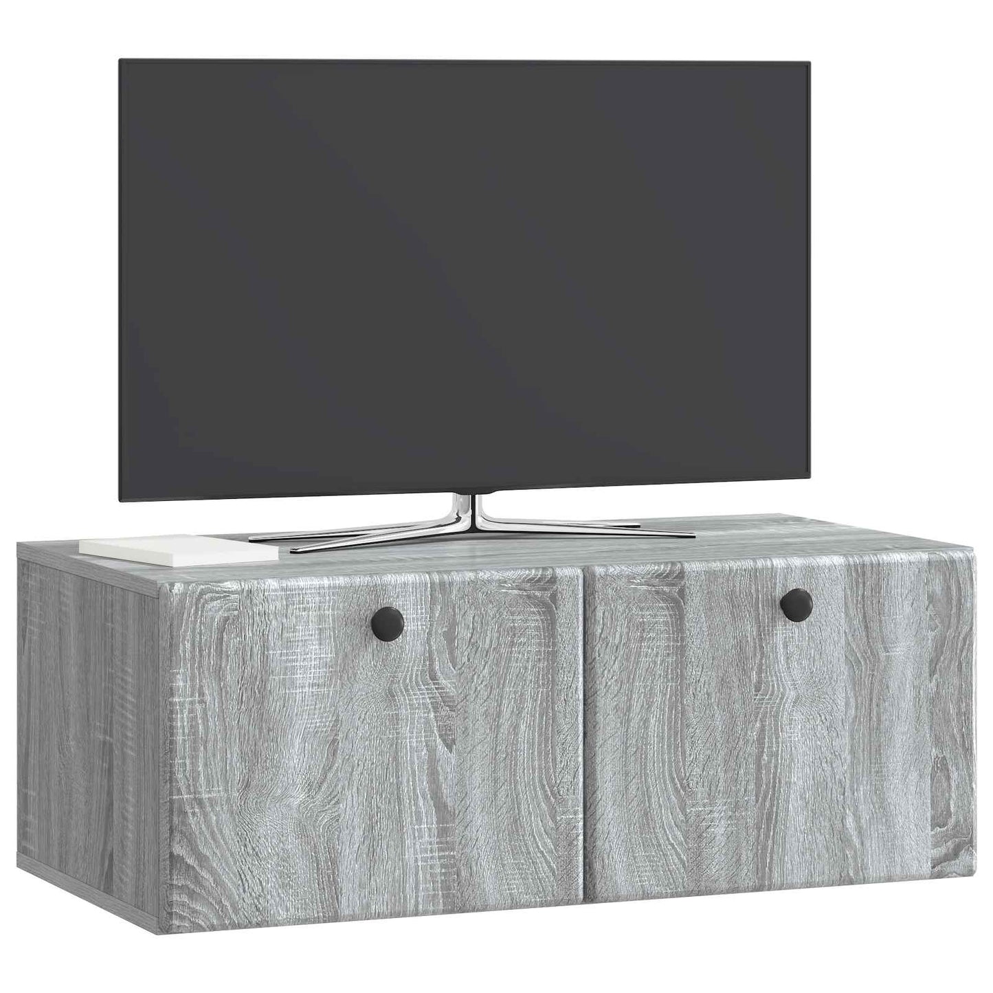 Wandbeugel TV-kast Grijs sonoma 78,5 x 41 x 30 cm Bewerkt hout