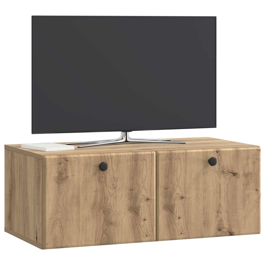 Wandbeugel TV-kast Artisanaal eiken 78,5 x 41 x 30 cm
