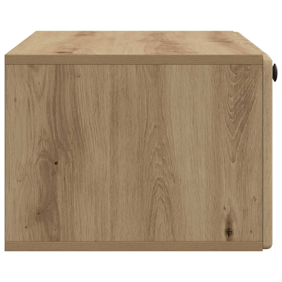 Wandbeugel TV-kast Artisanaal eiken 78,5 x 41 x 30 cm