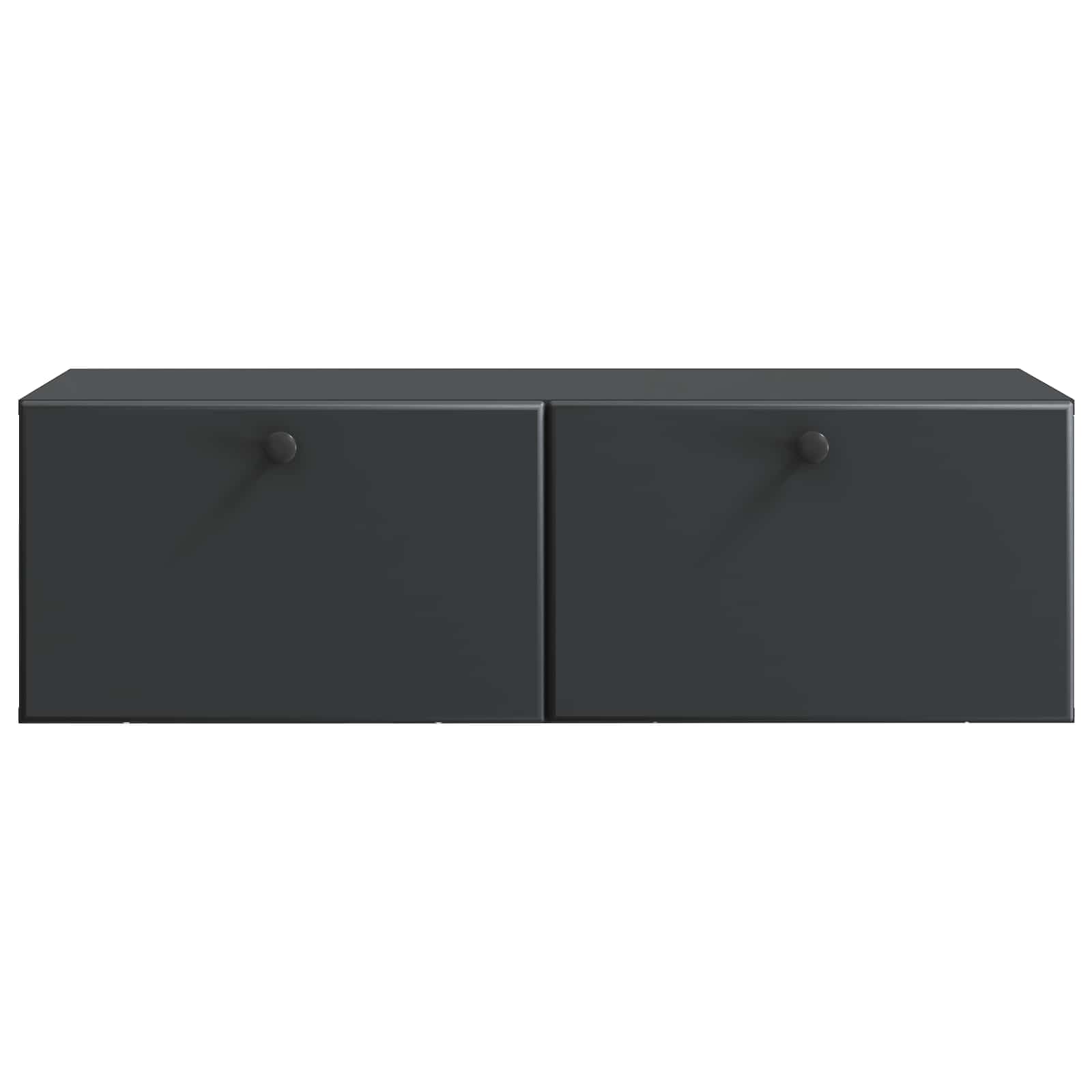 Wandbeugel TV-kast Zwart 98 x 41 x 30 cm Bewerkt hout