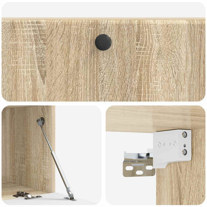 Wandbeugel TV-kast Sonoma Eiken 98 x 41 x 30 cm Bewerkt hout