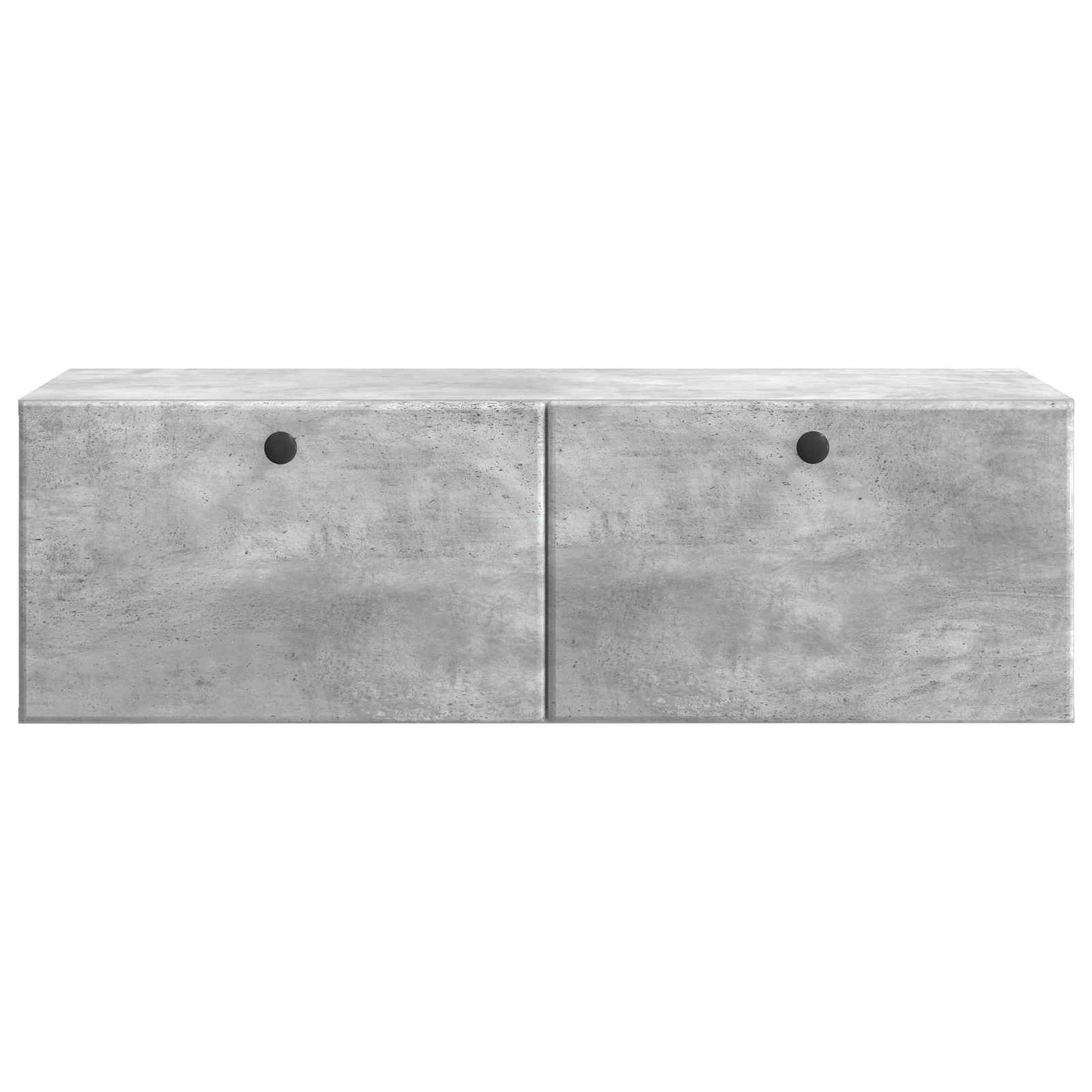 Wandbeugel TV-kast Betongrijs 98 x 41 x 30 cm Bewerkt hout
